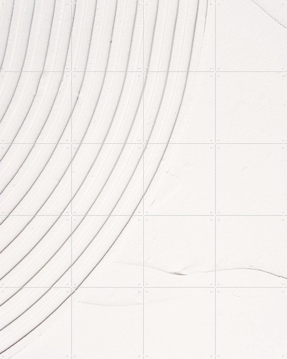IXXI Whispering Waves, 1x Studio II & Various - 80 x 100 cm - Gratis ophangtool - Grote wanddecoratie en posters - Minimalisme, Line art, Modern