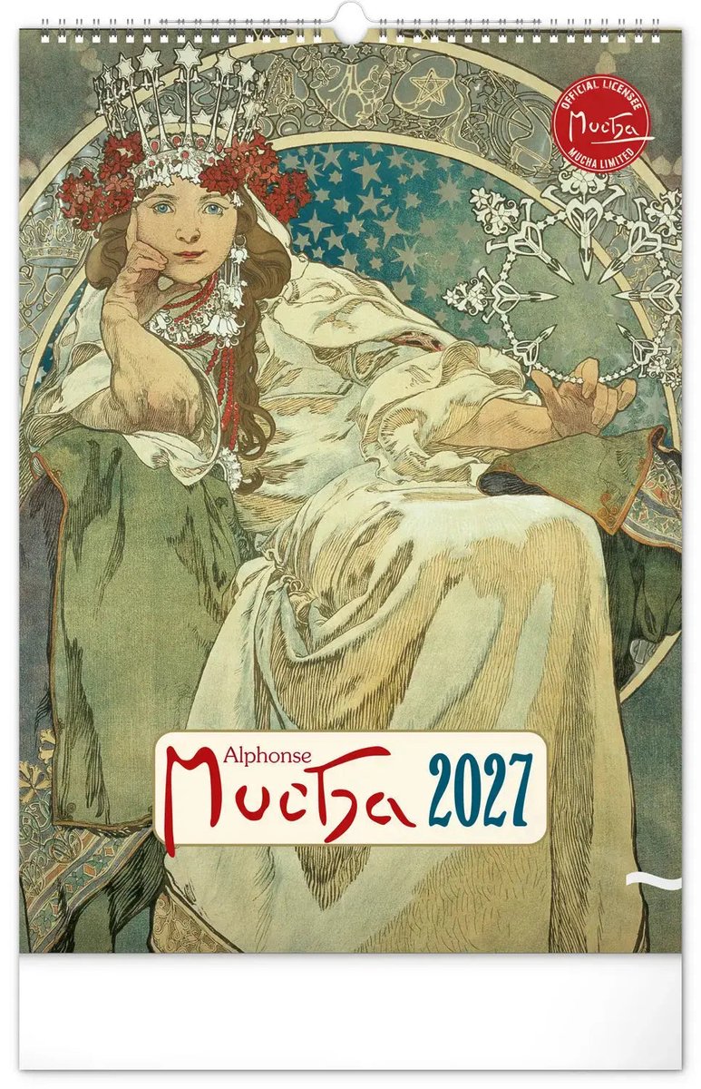 Alphonse Mucha Kalender 2027