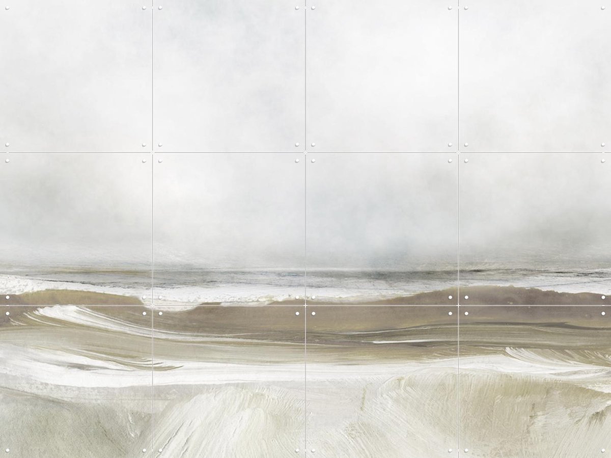 IXXI Sea Air, Dan Hobday & Various - 80 x 60 cm - Gratis ophangtool - Grote wanddecoratie en posters - Modern, Abstract, Strandhuis, Woonkamer, Lucht
