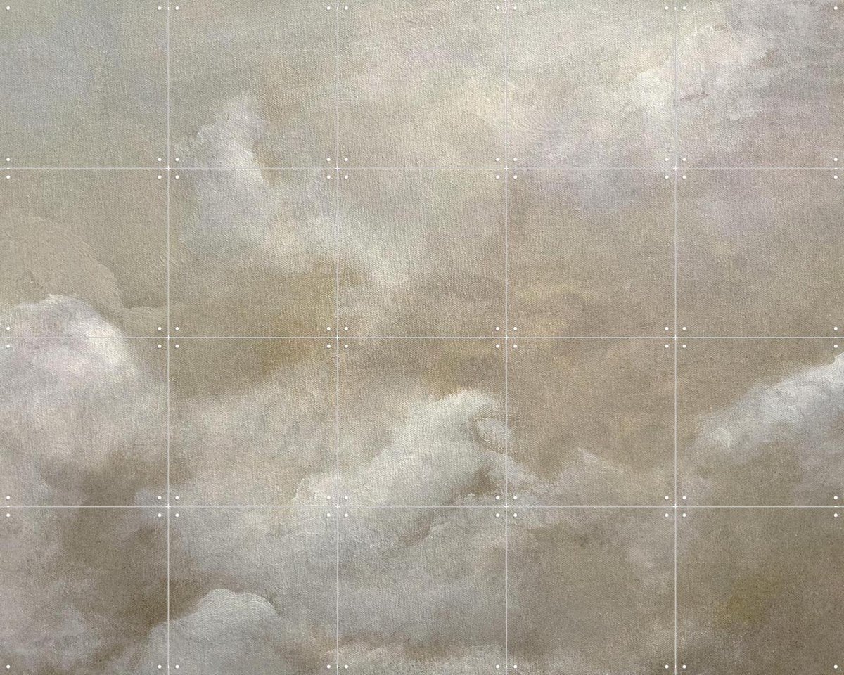 IXXI Cloud, Dan Hobday & Various - 100 x 80 cm - Gratis ophangtool - Grote wanddecoratie en posters - Naturalisme, Kwaststreken, Impressionisme