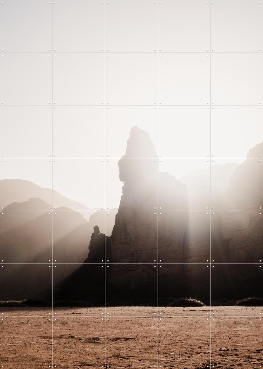 IXXI Sahara Sunrise, Photolovers - 100 x 140 cm - Gratis ophangtool - Grote wanddecoratie en posters - Fotografie, Realisme, Strandhuis, Mancave