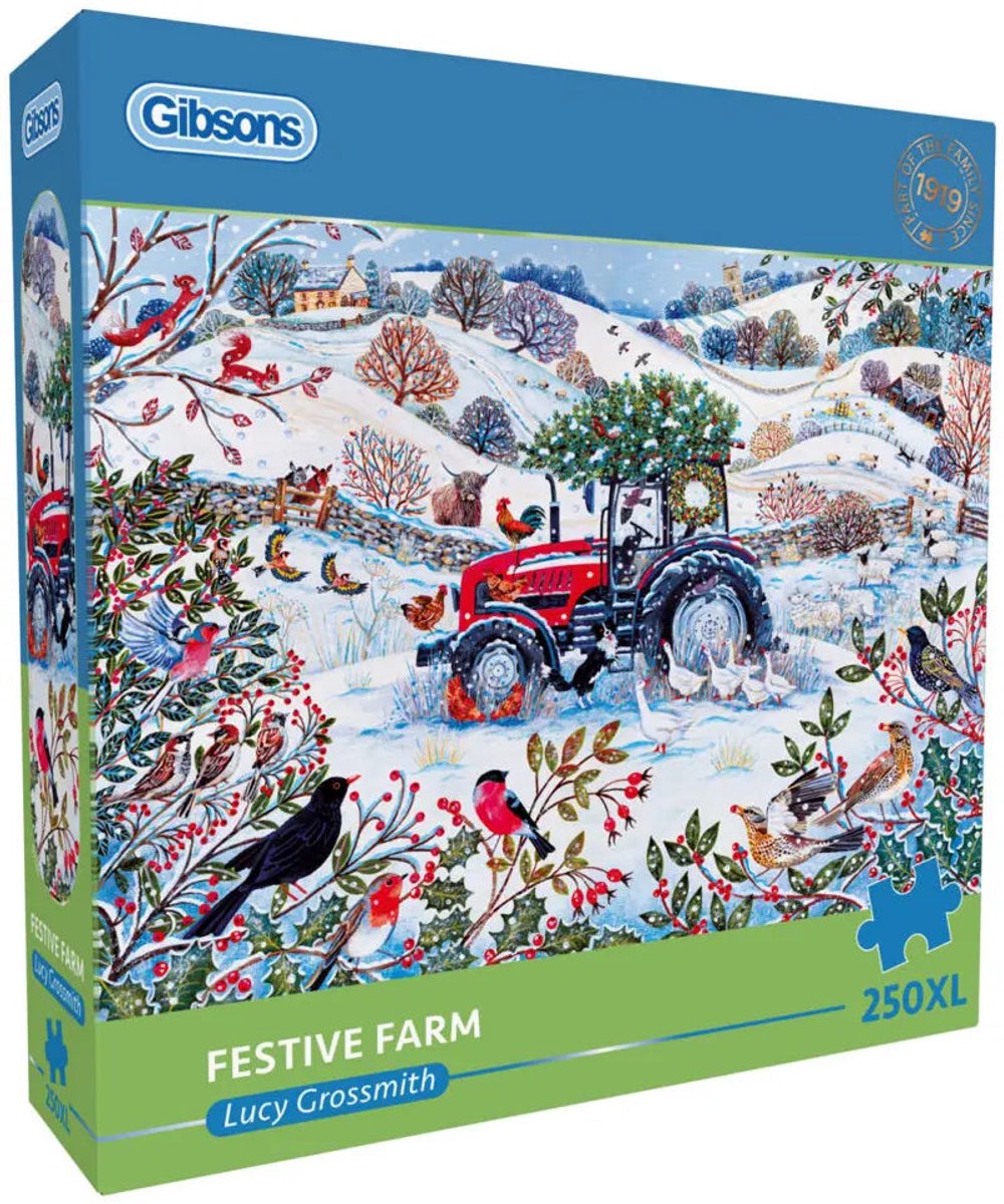 Festive Farm Puzzel 250XL Stukjes