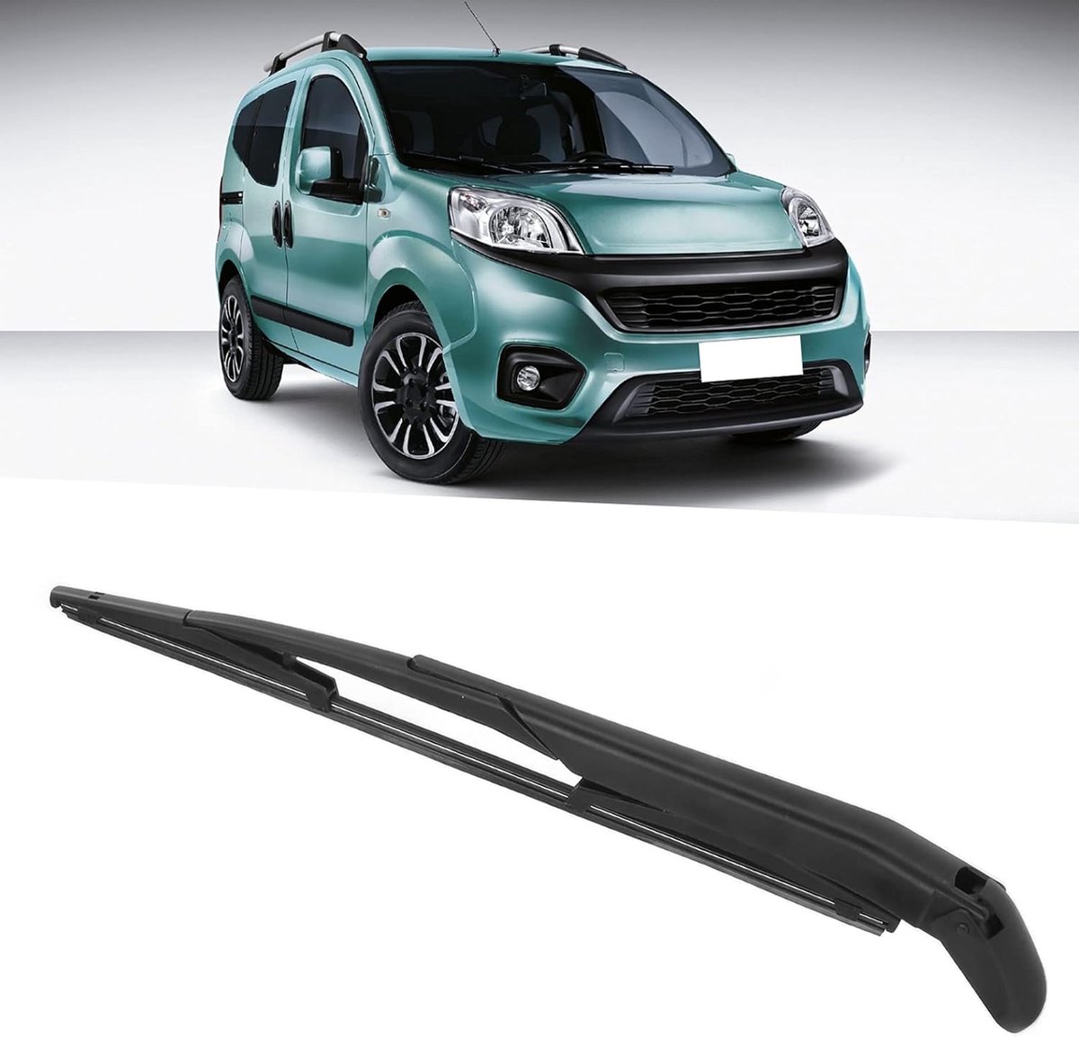 Ruitenwisserarm Auto Achter Wisser Blade Kit Accessoire 51780994 Vervanging Compatibel voor QUBO 225 2009-2016