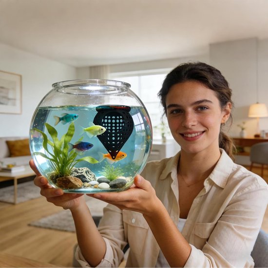Slaapplaats 3D Geprint Drijvend Schuilplaats Aquarium Decoratie - Aquarium Grot Hangmat Voor Corydora Meerval Krab Dwerggarnaal Kweken Rusten Voeden — afbeelding 4