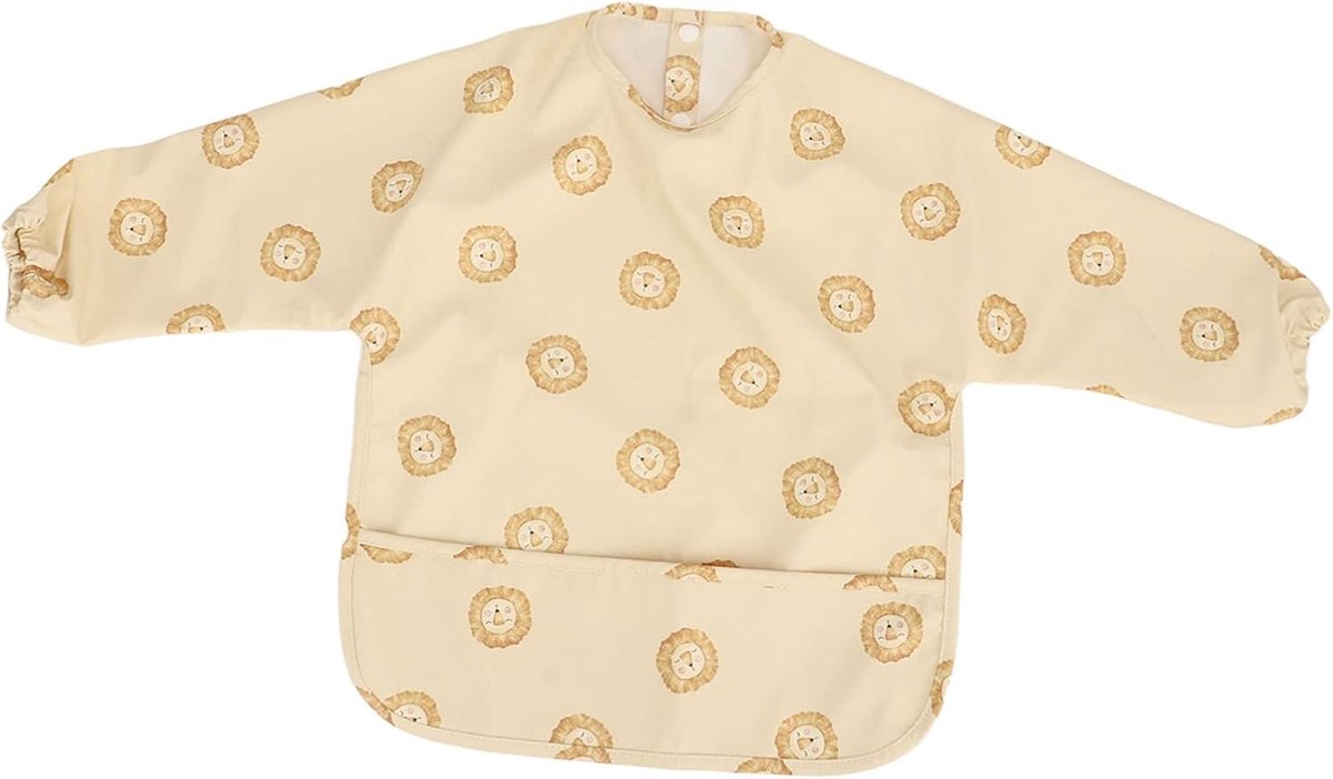 Babyslabbetje met Lange Mouwen Waterdicht Slabbetje Herbruikbare Overall Babyvoedingsslabbetje Babyspeenslabbetje (Type 3)