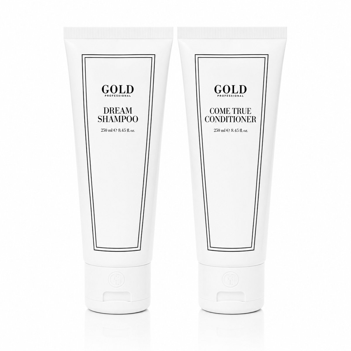Gold Haircare Professional Dream Shampoo 250ml & Come True Conditioner 250ml – Professionele Hydratatie, Herstel en Zijdezachte Verzorging voor Alle Haartypes