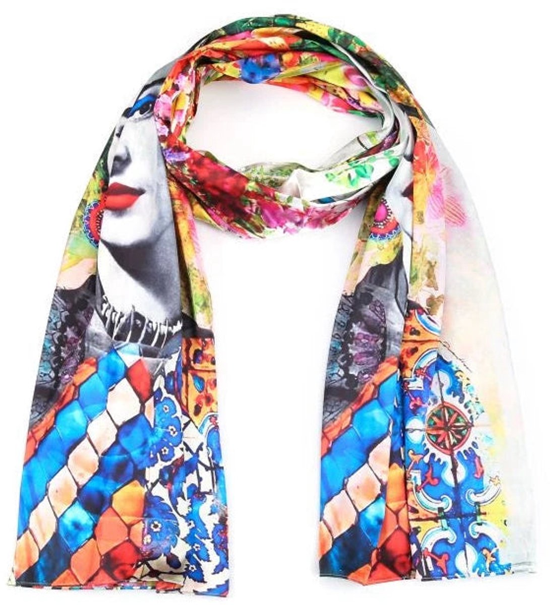 Sunset Fashion Sjaal Frida multi 180x70cm