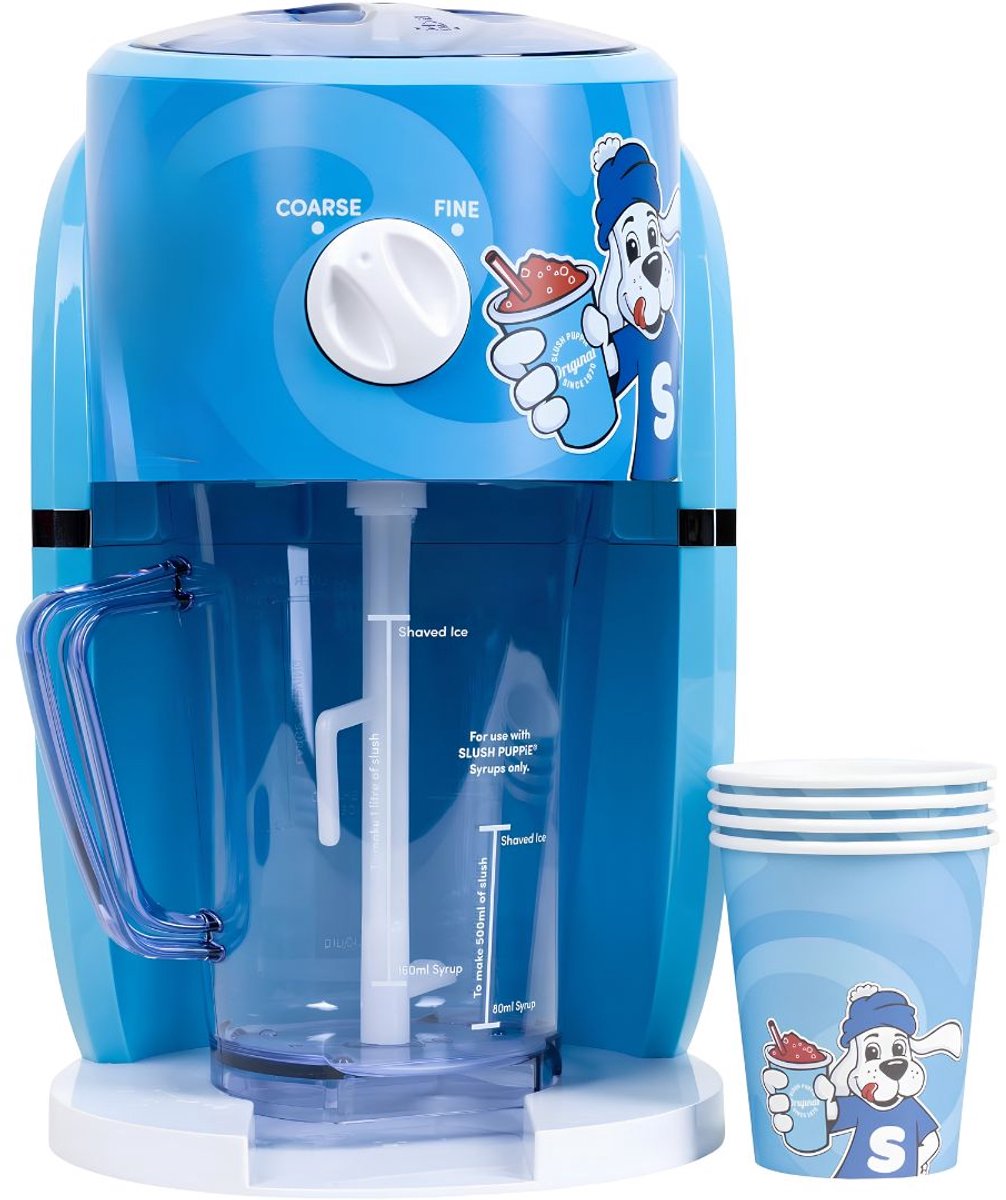 LNMsolutions® Slush Machine - Slush Puppy Maker - Slushy Maker - Blauw - 38cm x 30cm x 25cm