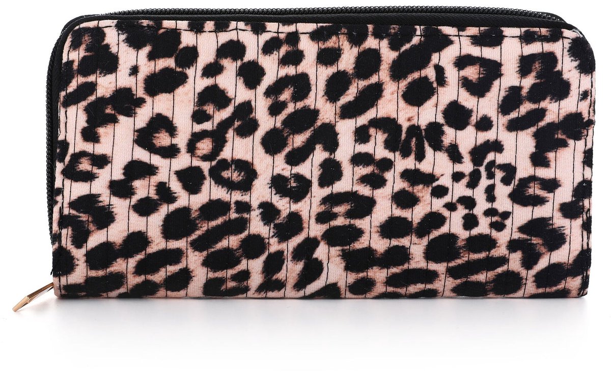 Sunset Fashion Portemonnee Luipaard bruin 20x10cm