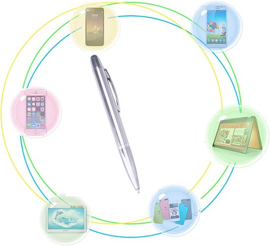 touchscreen pen, Home 2024 Preuim 2 in 1 rubber stylus touchpen in 5/3 mm, universele pen voor alle mobiele telefoons/tablets/smartphones, iPhone/iPad/Samsung/Huawei/Xiaomi- goud — afbeelding 4