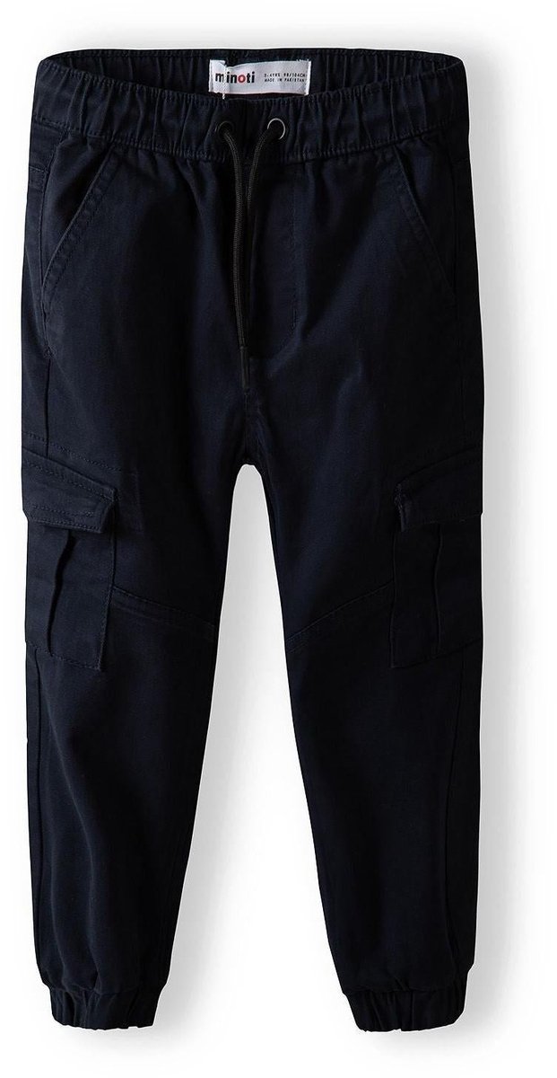 Minoti cargobroek jongens donkerblauw - katoen