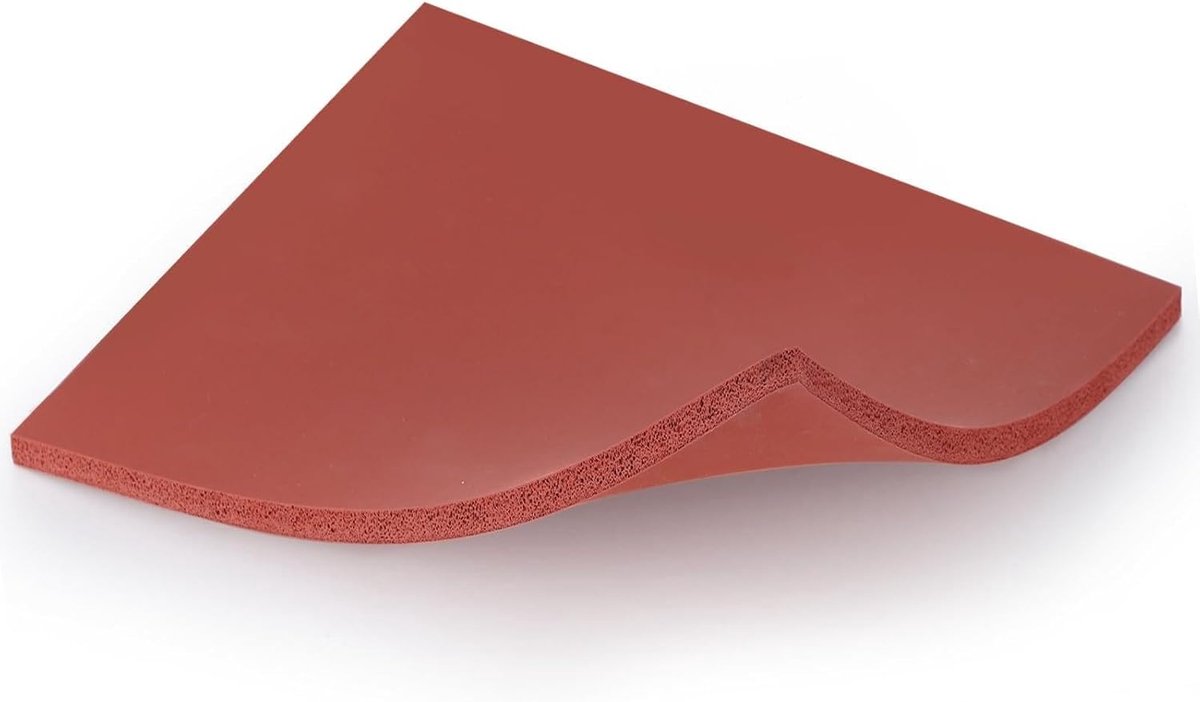 11,8 x 9,8 inch siliconen warmtepers mat pad, 0,8 cm dikste siliconen pad voor warmtepersmachine, platte warmteoverdracht pers vervanging pad