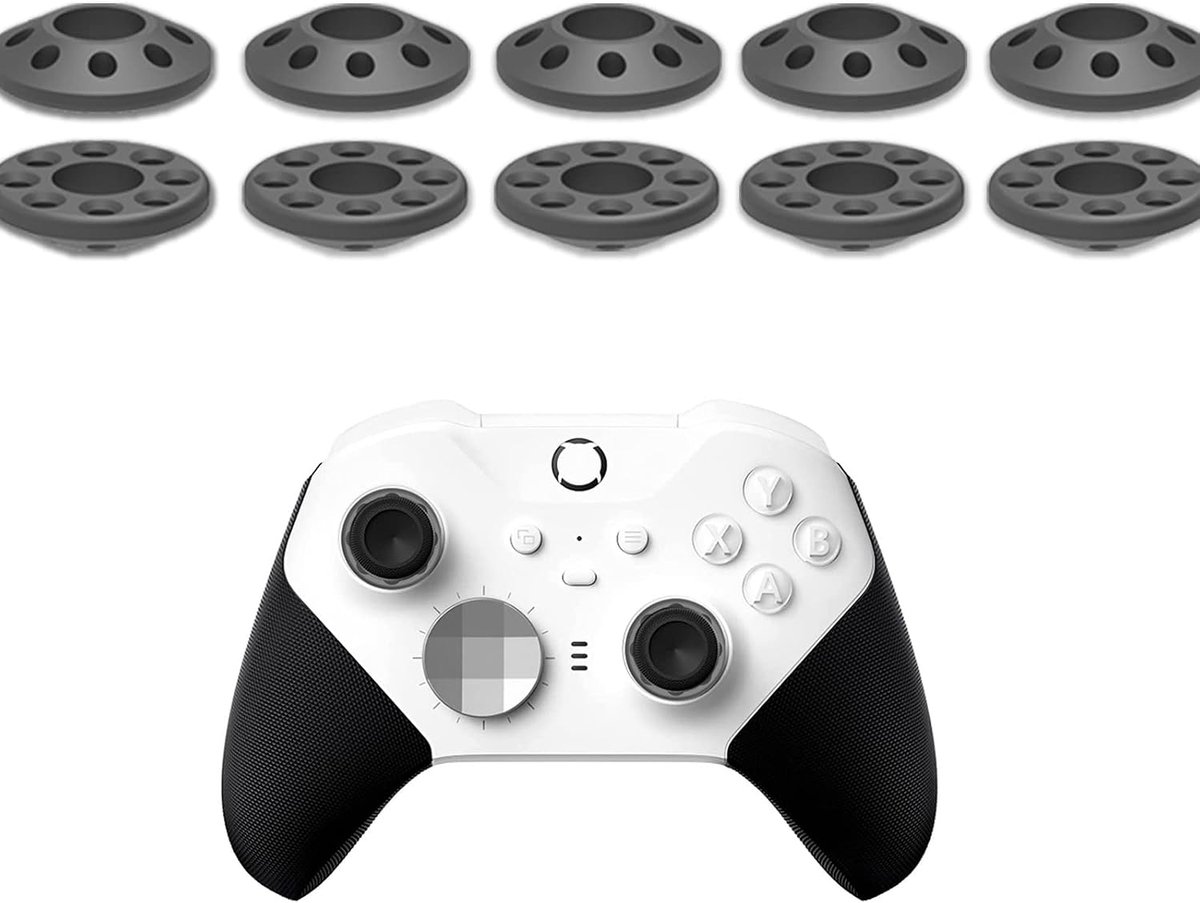10 stuks schokdemperringen compatibel met Xbox Series X; S/Xbox One S; X/Xbox 360/Ps4/PS5/Switch Pro/Scuf Thumbstick accessoires, Aim Assist Ring Motion Control Controller Protector