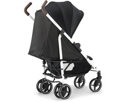 Deryan Bobbie Paraplu Buggy - Met Draagtas - Verstelbaar - Zwart/Wit