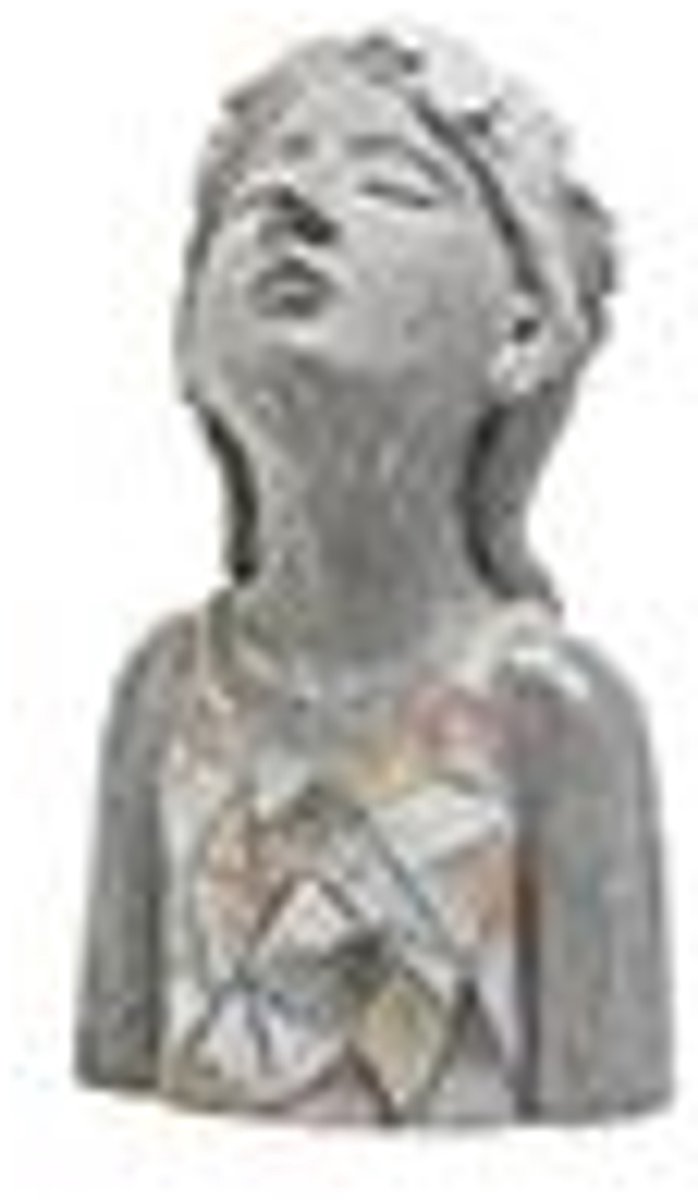 Meisje Mosaic Grijs 23x18,5xh40cm L Angwerpig Magnesium