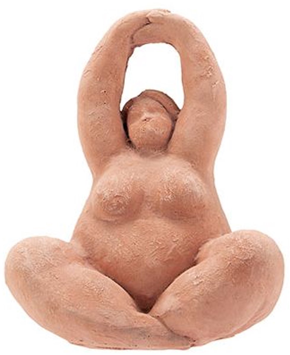 Beeld Venus Terracotta 20x14xh23,5cm Res In
