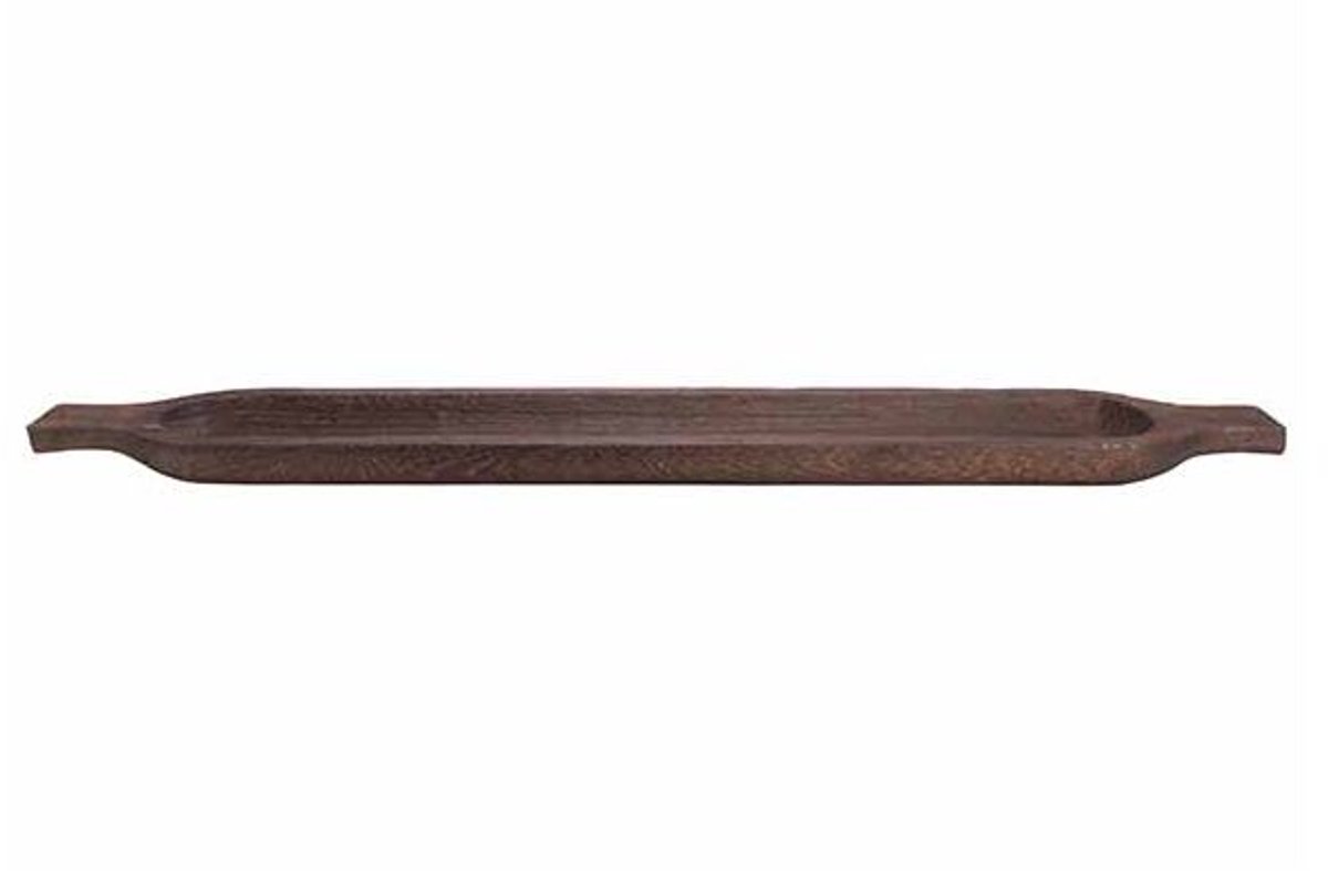 Cosy @ Home Schaal Zwart 74x12xh3cm Ovaal Hout