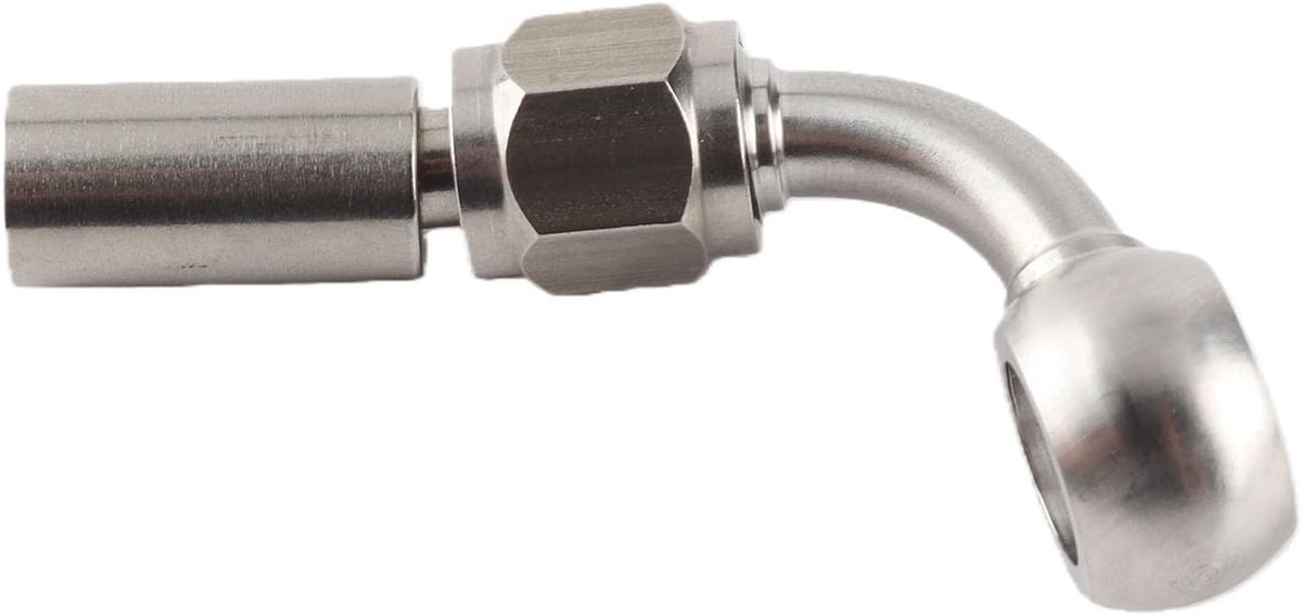 Remolie Slang Adapter, 4 Stuks 75 Graden M10 Roestvrij Staal Motorfiets Remolie Slang Banjo Aansluiting Vervanging voor Remonderdelen/Koppeling/Pr Leidingen