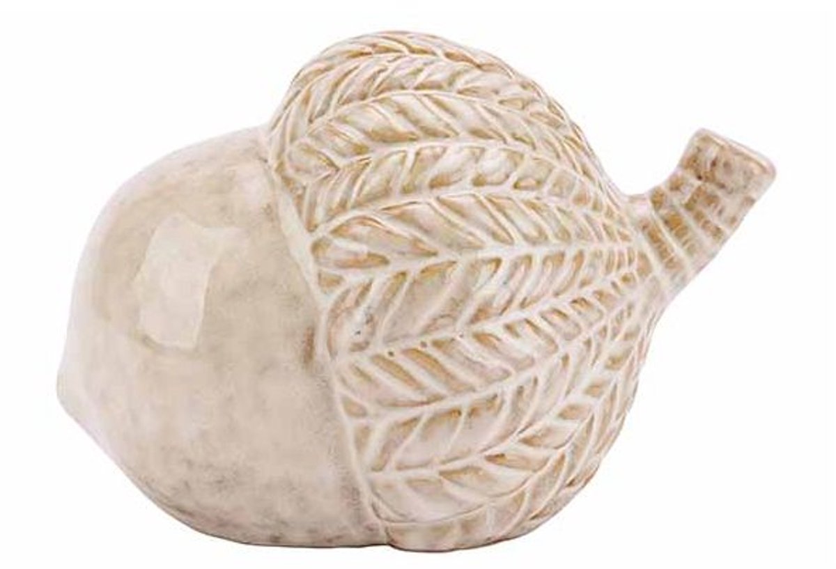 Eikel Bruin 13x9xh9cm Porselein