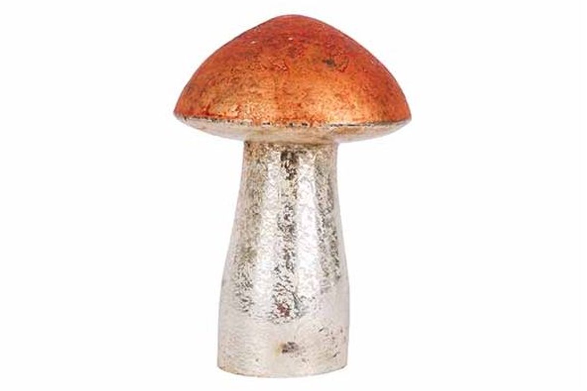 Paddenstoel Antique Gold Koper 7x7xh10cm Glas