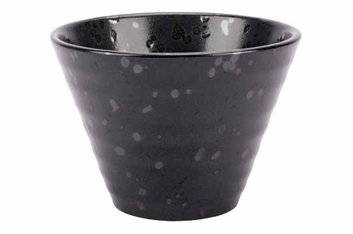 Artisan Zwart Kommetje 11cm Rond Conisch 27cl