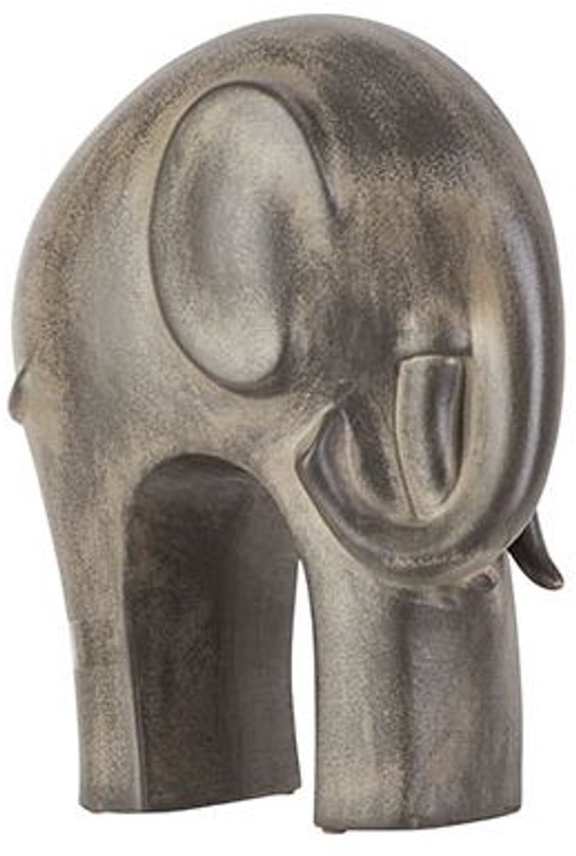 Cosy @ Home Olifant Grijs 24x14xh30cm Aardewerk