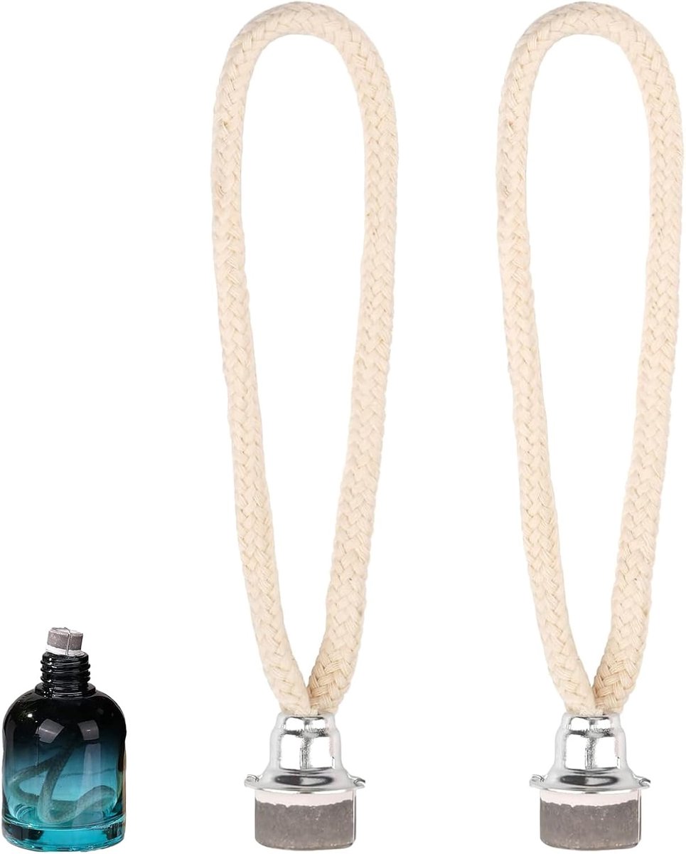 2 Stuks Lonten Voor Lamp Berger | Reservelont Voor Olielamp, Katalytische Brander En Aromatherapie-Diffuser