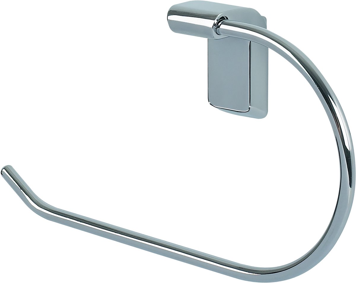 Max Light Chrome Handdoekring – Chromen Handdoekhouder Wandmontage – C-vormige Wandhanddoekhouder voor Badkameraccessoires