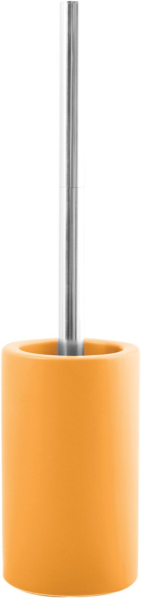 Spirella Toiletborstel met Houder – TUBE Serie Wc-borstel Houder met Verwisselbaar Borstelhoofd – Badkameraccessoires