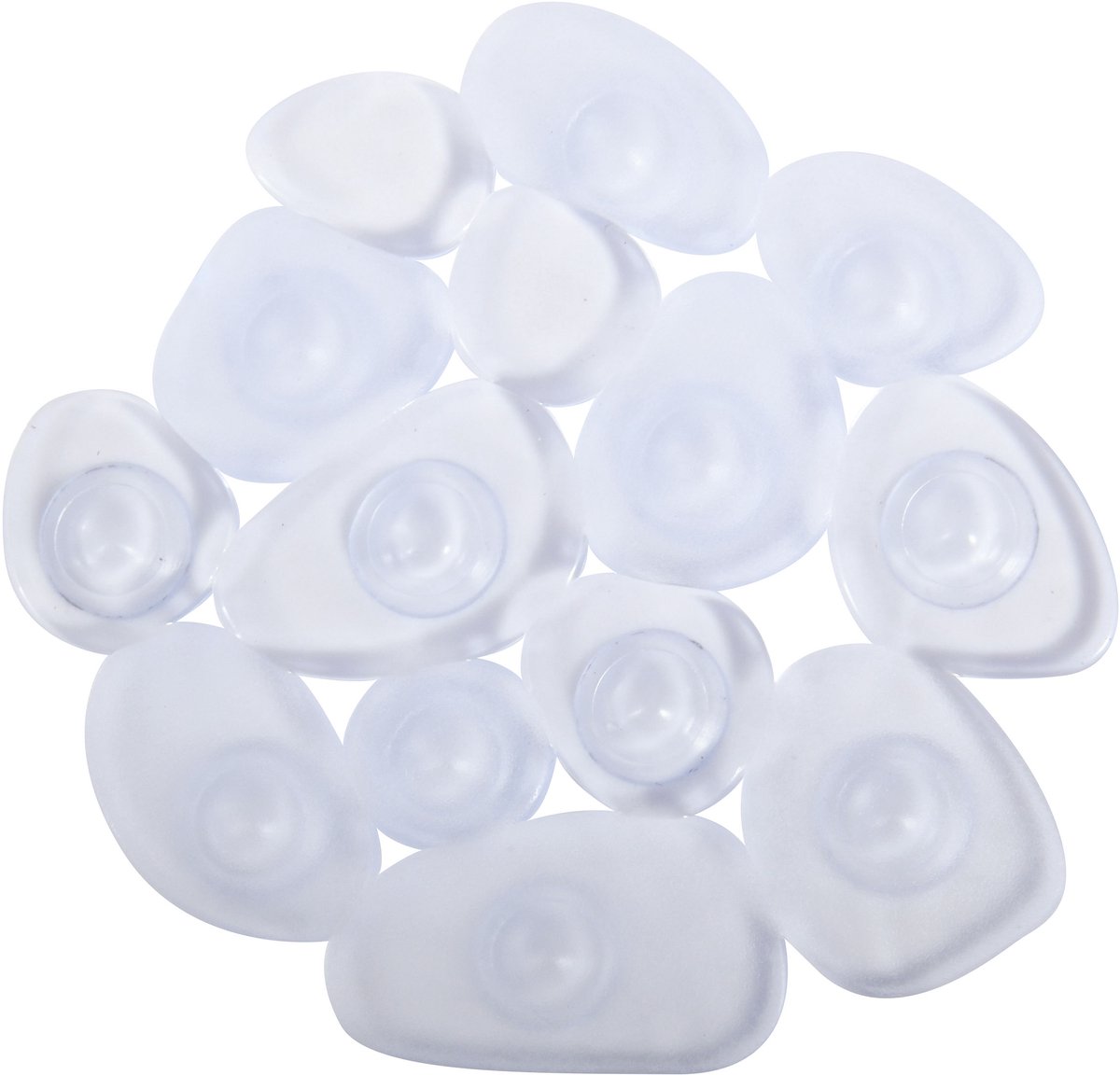 MSV Antislip Pads Badkamer – Set van 4 Antislip Stickers voor Douche en Badkuip – Kiezelsteendesign – Antislip Badmat Alternatief