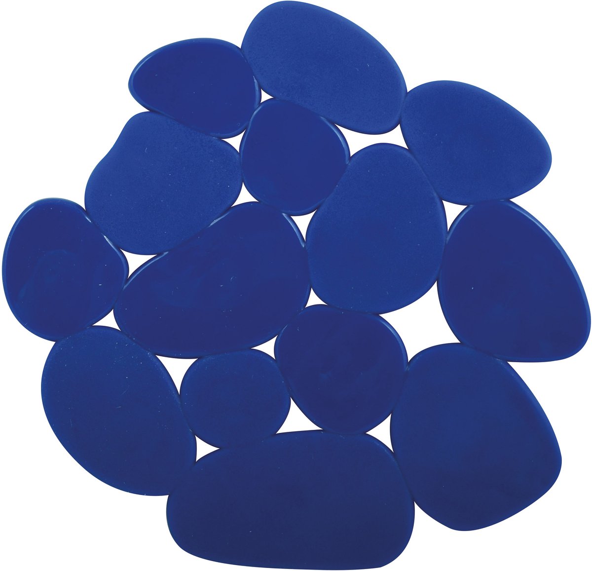 MSV Antislip Pads Badkamer – Set van 4 Antislip Stickers voor Badkuip en Douche – Badmat Antislip Pads met Kiezelsteendesign