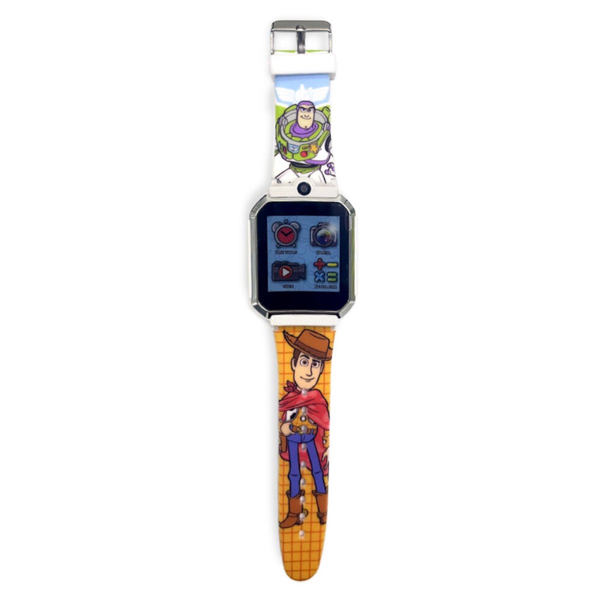 Disney Pixar Toy Story Interactief Kinderhorloge - Digitale Smartwatch met Camera, Games & Stappenteller - Siliconen Band