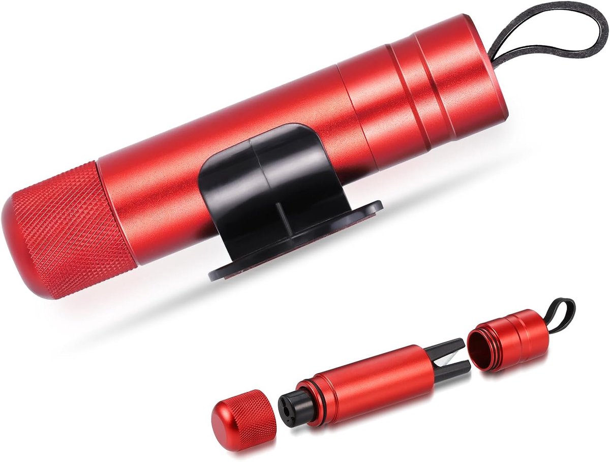 Noodhamer auto met gordelsnijder - compacte draagbare multifunctioneel - upgrade veiligheidsaccessoire - ShopVlot