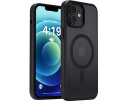 Hoesje Geschikt voor iPhone 12/12 Pro - Zwart - Geschikt voor MagSafe – Slank, Sterk en Shock proof