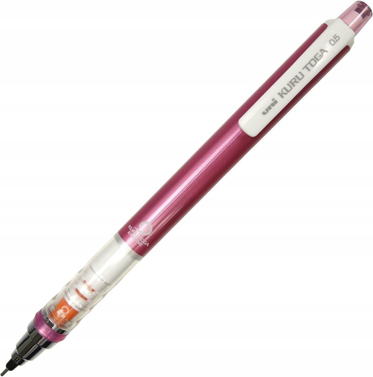 Uni Kuru Toga Potlood Roze 0.5mm HB - Altijd Scherpe Lood