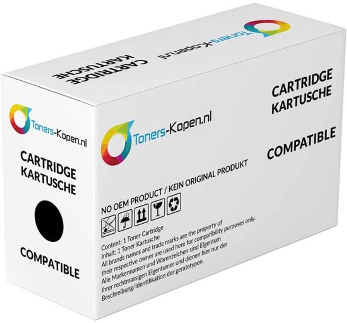 Utax 652510010 - Toner Zwart - 20000 pagina's - Huismerk Compatible - Geschikt voor Utax CDC 1725 CDC 1730 DCC 2725 DCC 2730 - TUB1725 alternatief - Utax toner