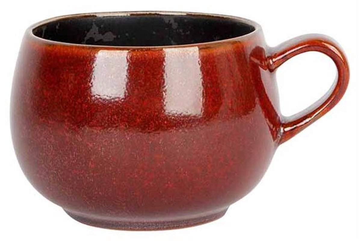 Elements Maroon Koffietas 32cl D8,4xh6,8cm Met Oor