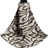 Wildride® Kinderdrager Zebraprint Bruin - 100% Katoen - Lichtgewicht & Draagbaar - Heupdrager Voor Kinderen van 9 Maanden tot 4 Jaar - Draagzak voor Baby en Peuter - Baby Carrier - Tot 20 kg