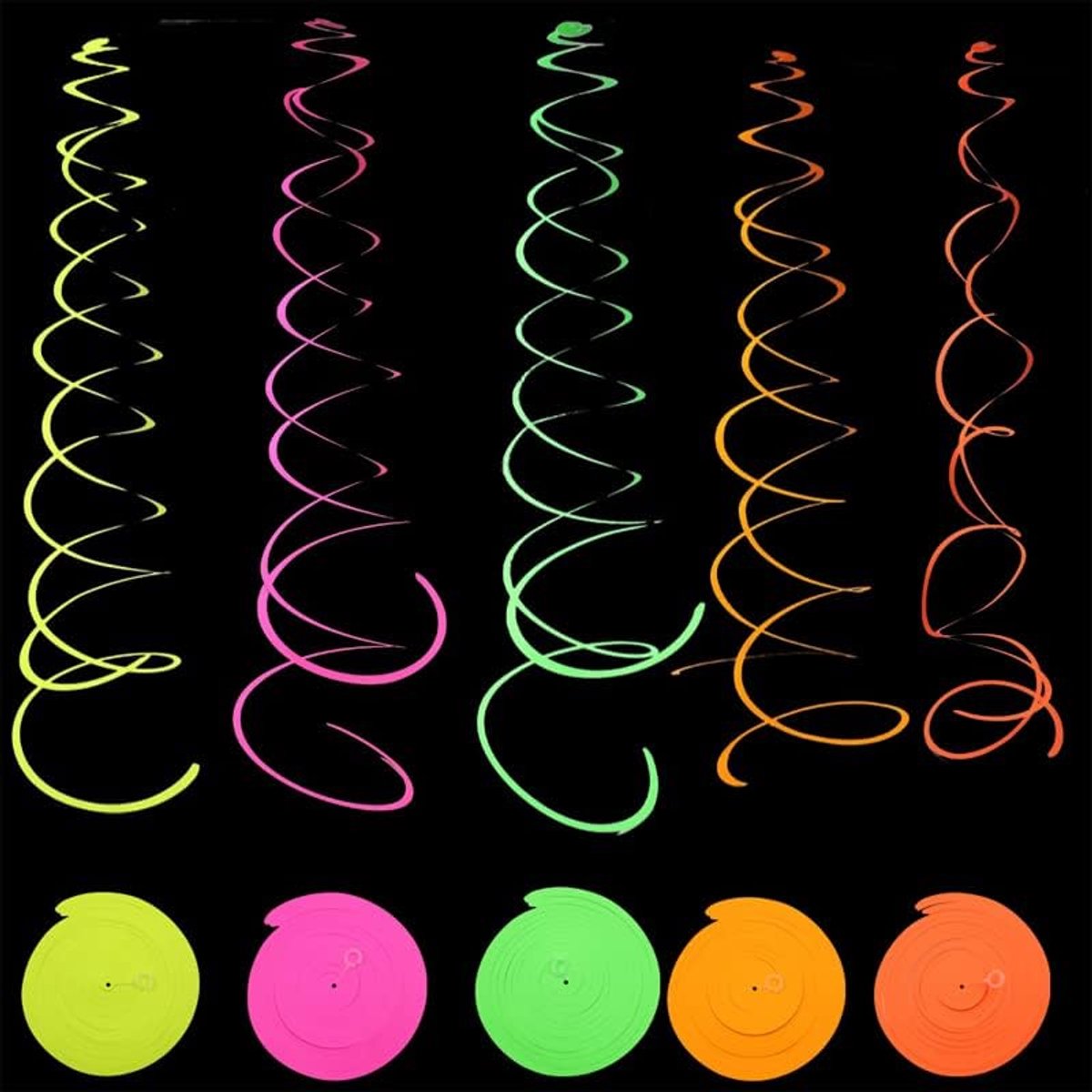 neon, 10 stuks, decoratie, luchtslangen, voor neonfeest, verjaardag, bruiloft, feest