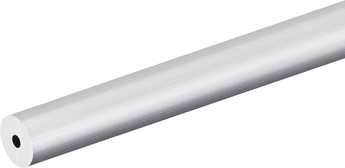 sourcing map 6063 Ronde aluminium buis 12 mm AD 3 mm binnendiameter 250 mm lengte buis
