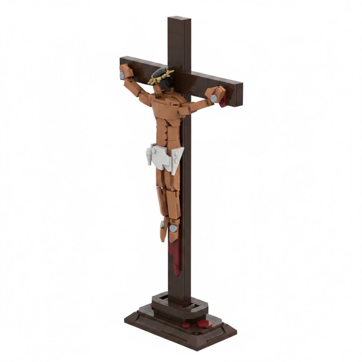 Dalure® Bouwpakket De Kruisiging – Jezus aan het Kruis – 360 Bouwstenen – Christelijk Cadeau – Bouwset voor Volwassenen