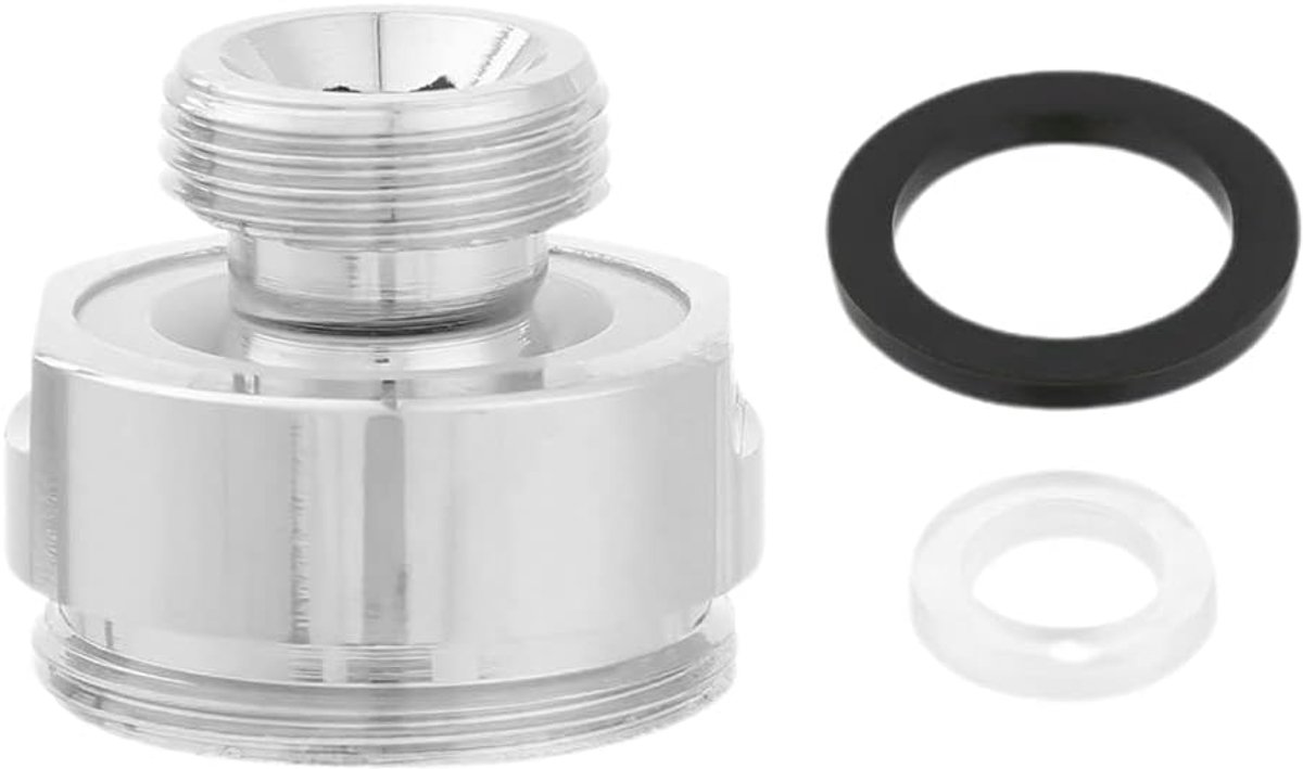 mannelijke 12 mm graad verstelbare draaibare beluchteradapter kraanadapter tap beluchterconnector