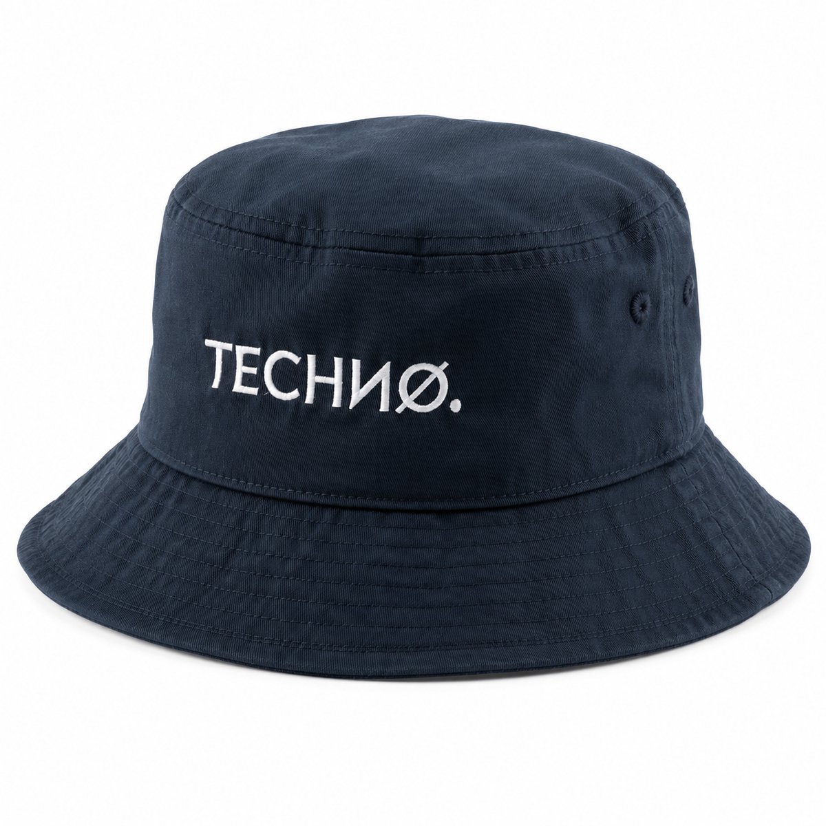 Techno Bucket Hat - Rave - Festival - Vissershoedje - Hoed - Sustainable - Blauw
