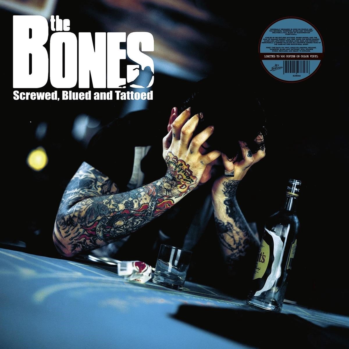 The Bones - Screwed, Blued And Tattoed (LP) (Coloured Vinyl)