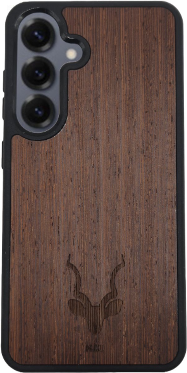 KuduStore Samsung Galaxy S26 telefoonhoesje - Houten hoesje - Wenge
