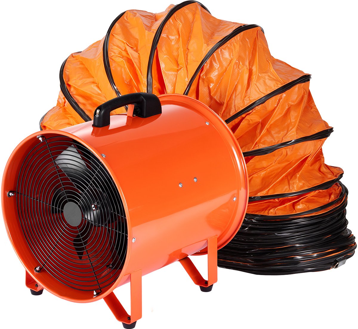 Industriële bouwventilator 900 W AC-motor, 2850 rpm, 5175 CFM, 10 m slang