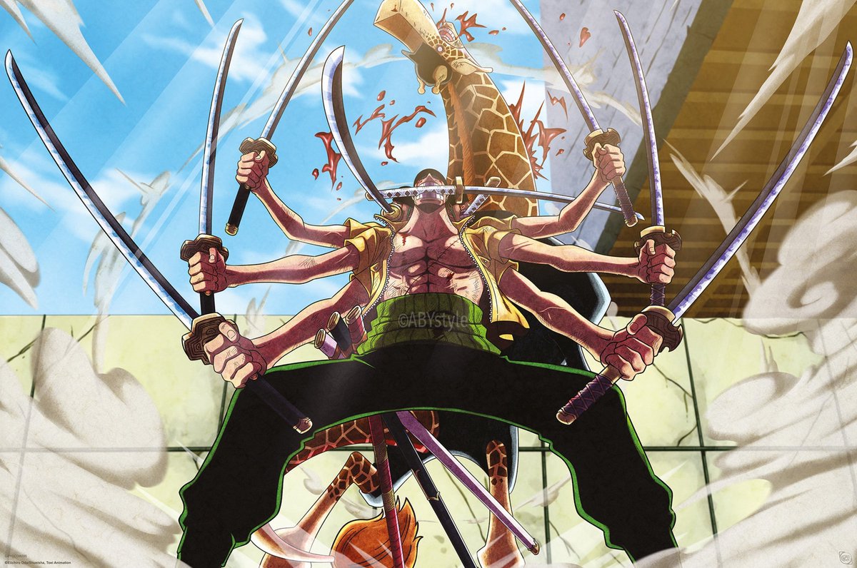 Poster One Piece - Zoro vs Kaku 91,5x61cm