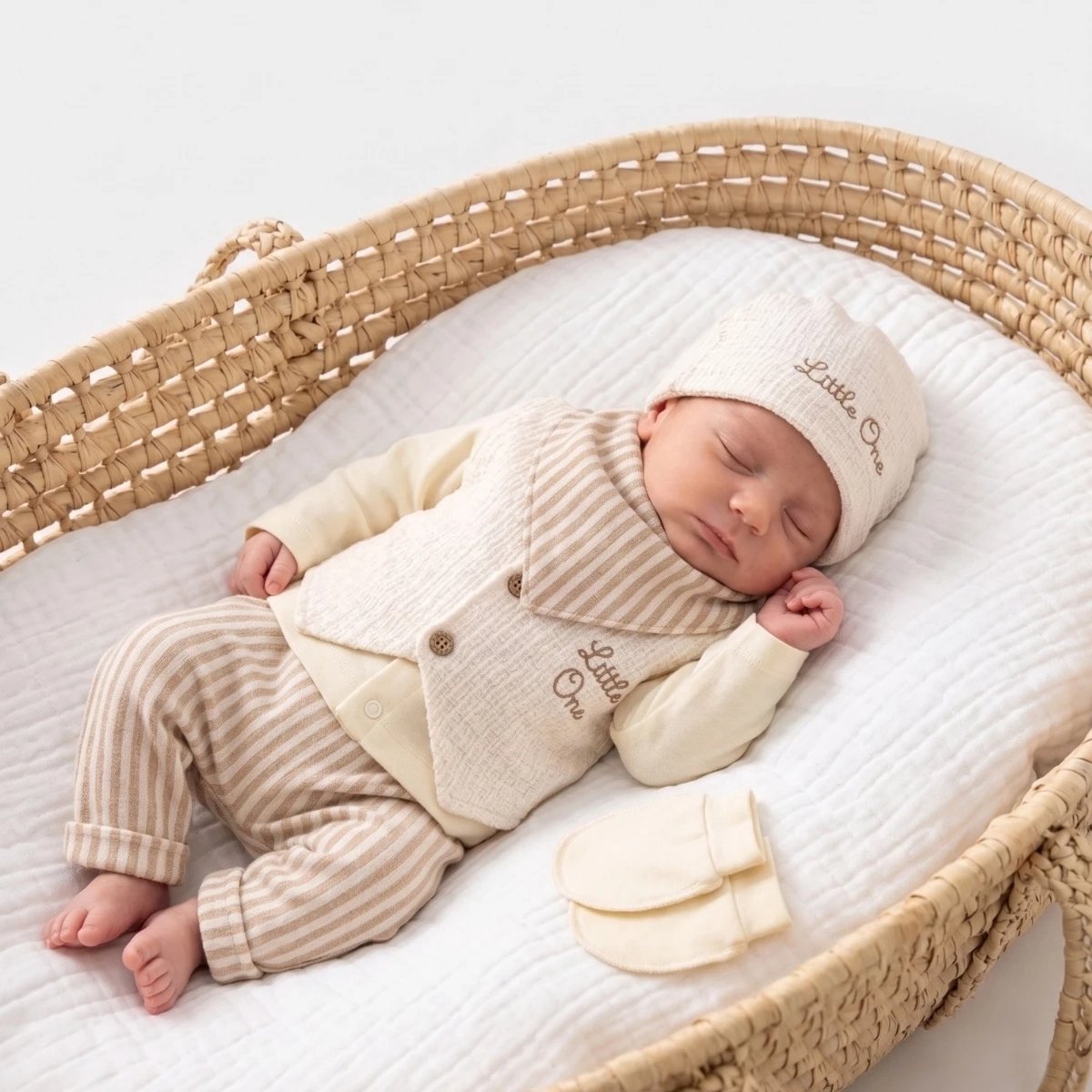 Little one 5-delige newborn kledingset - Jongens - Newborn kleding - Baby - Babykleding - Babyshower cadeau - Kraamcadeau