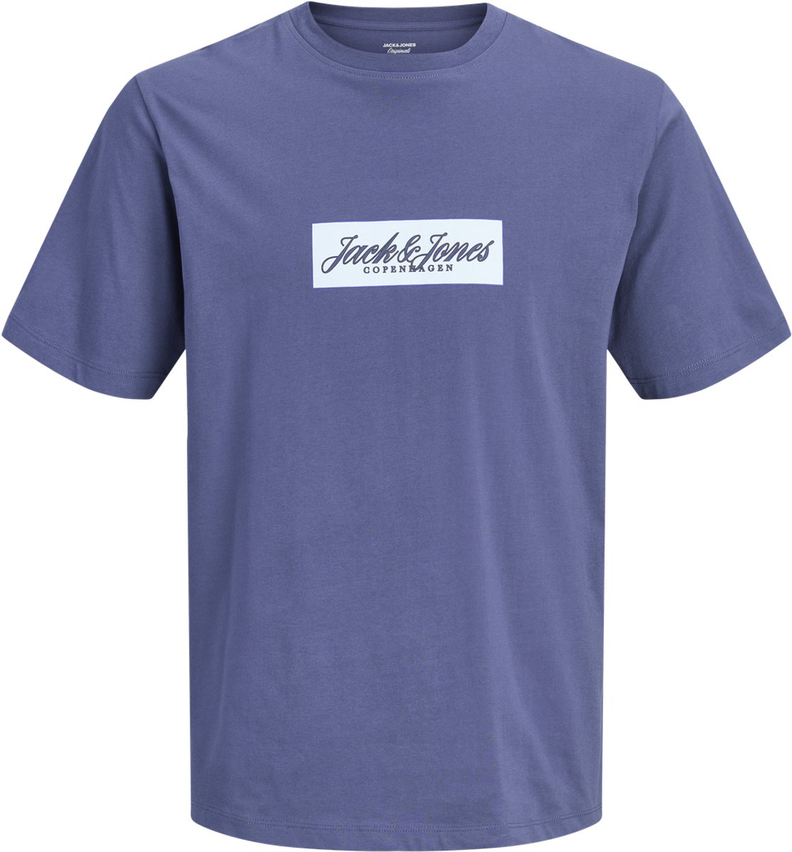 JACK & JONES - JORNORREBRO BOX LOGO SS CN FST Heren T-shirt