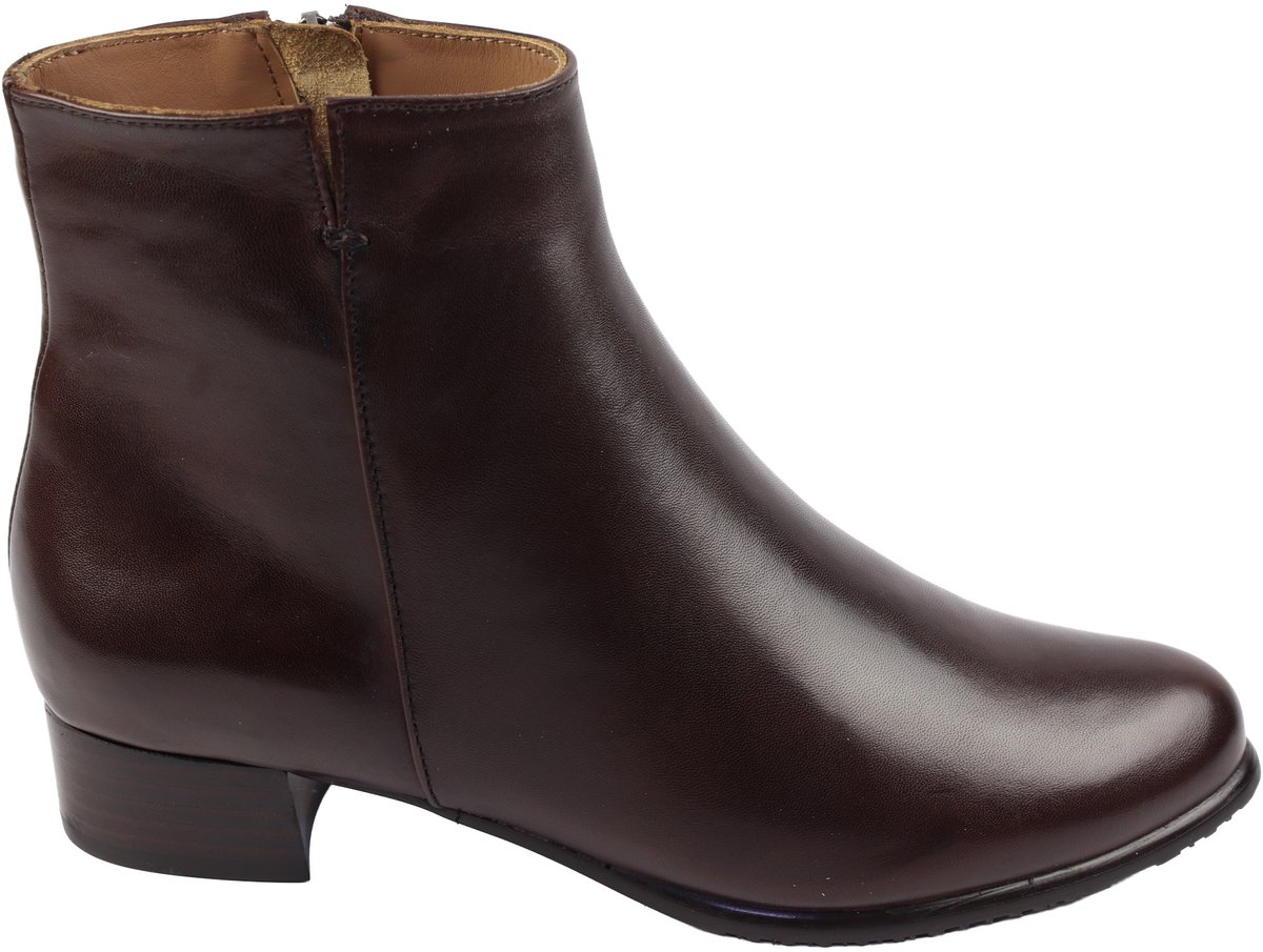 EVERY BODY - Barbara 1165 - Enkellaarzen Vrouwen - donker bruin - 42
